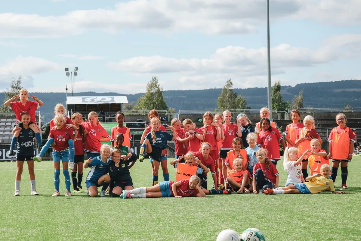 Felles avslutning i barnefotballen