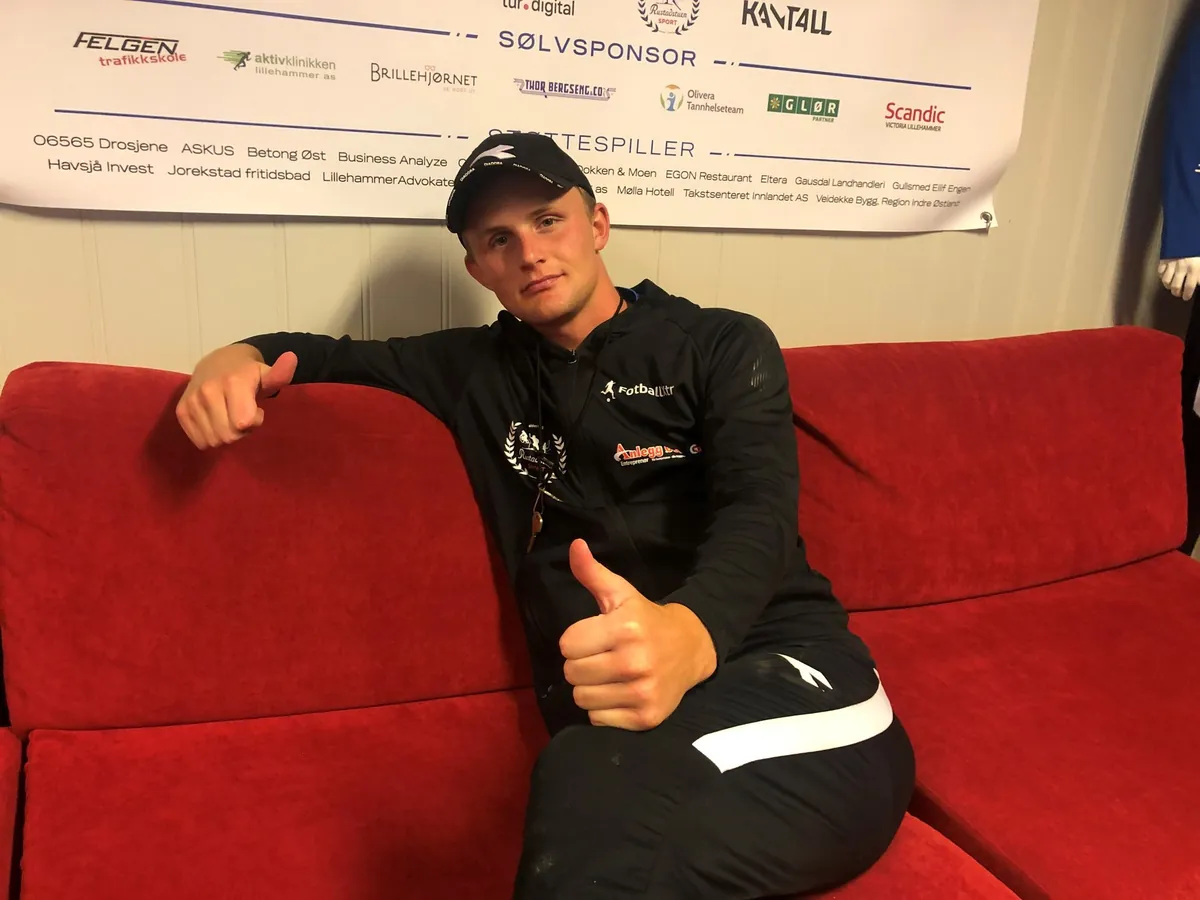 Mats går foran og viser vei!
